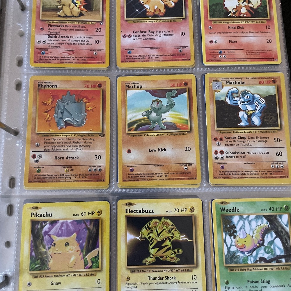 Over 500 Pokémon cards